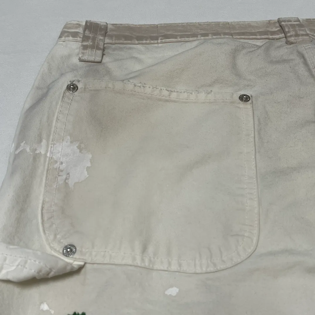 Mold opening and customization of auxiliary materials! Correct version! GALLERY DEPT. PAINTED CARPENTER FLARE graffiti logging pants 30/32/34/36 size